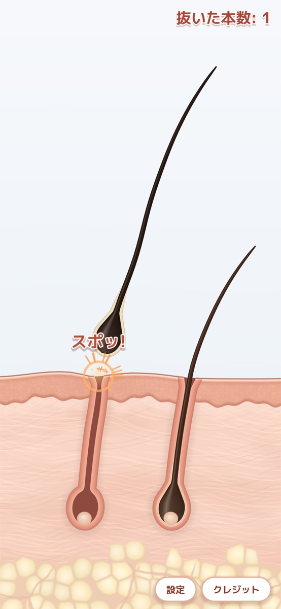 Hair Pluck 2D 3